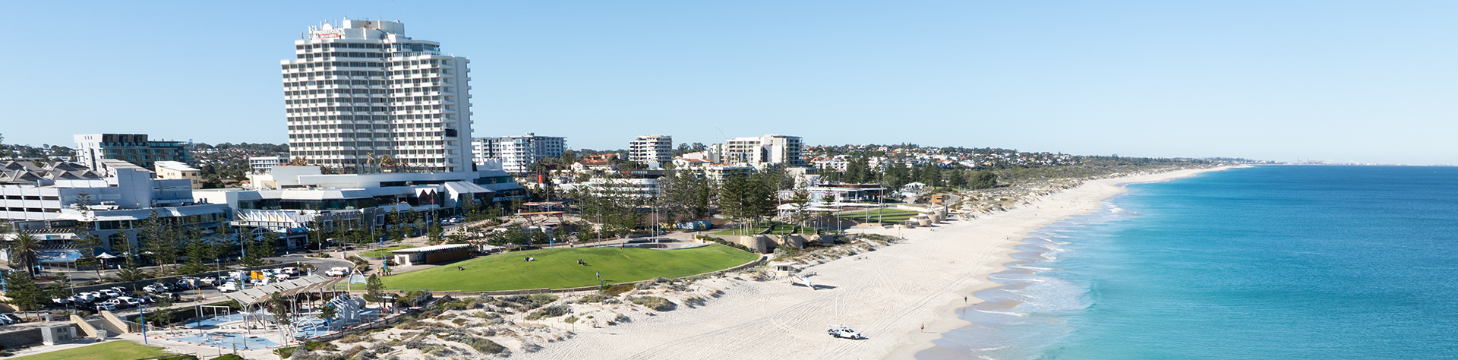 An aerial view of Scarborough